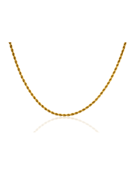 Cadena cordón fino 52cm oro 18k - Joyería Orocash