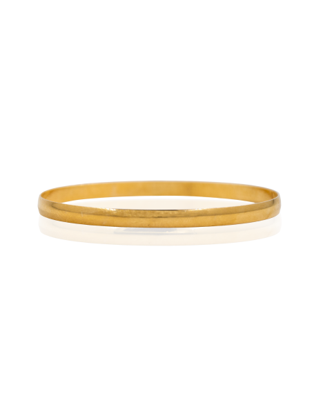 Pulsera rígida aro pulido 6.7cm oro 18k - Joyería Orocash