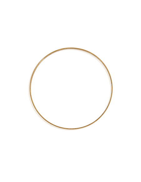 Pulsera rígida aro pulido 6.7cm oro 18k - Joyería Orocash