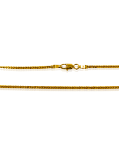 Cadena eslabón barbada 50cm oro 18k - Joyería Orocash 2
