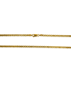Cadena eslabón ancla 44cm oro 18k - Joyería Orocash 2