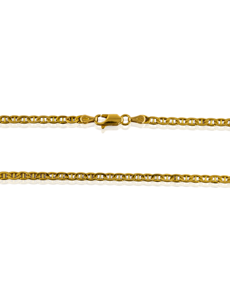 Cadena eslabón ancla 44cm oro 18k - Joyería Orocash