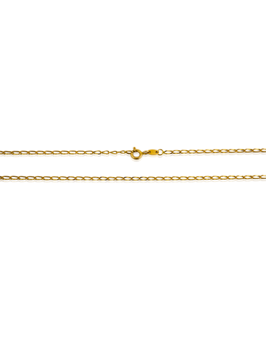 Cadena eslabón bilbao 51cm oro 18k - Joyería Orocash