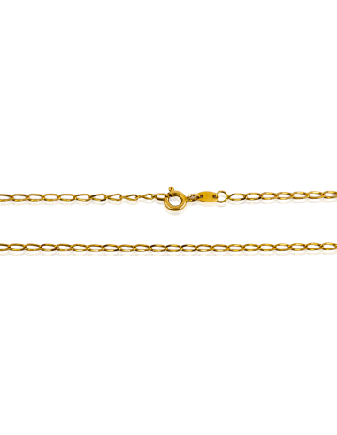 Cadena eslabón bilbao 51cm oro 18k - Joyería Orocash