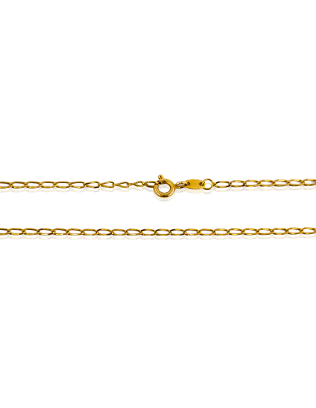 Cadena eslabón bilbao 51cm oro 18k - Joyería Orocash