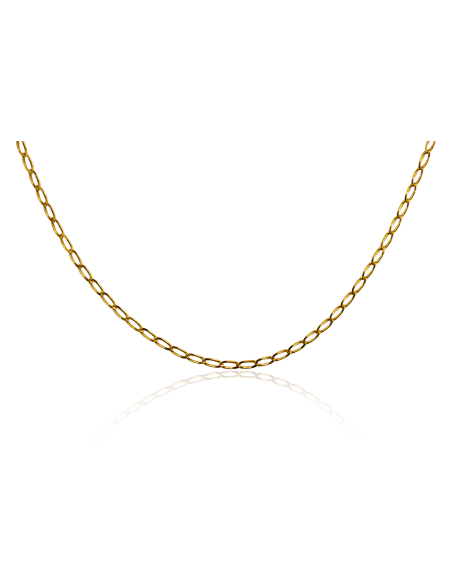 Cadena eslabón bilbao 51cm oro 18k - Joyería Orocash