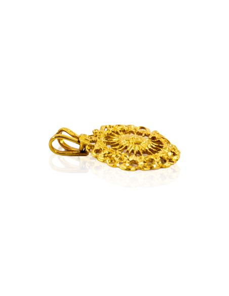 Colgante sol Portocarrero 2.2cm oro 18k - Joyería Orocash
