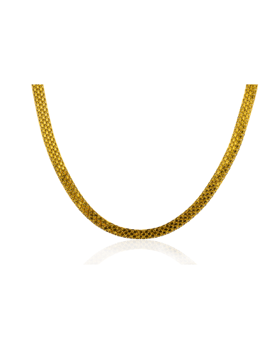 Cadena eslabón bismark 45cm oro 18k - Joyería Orocash