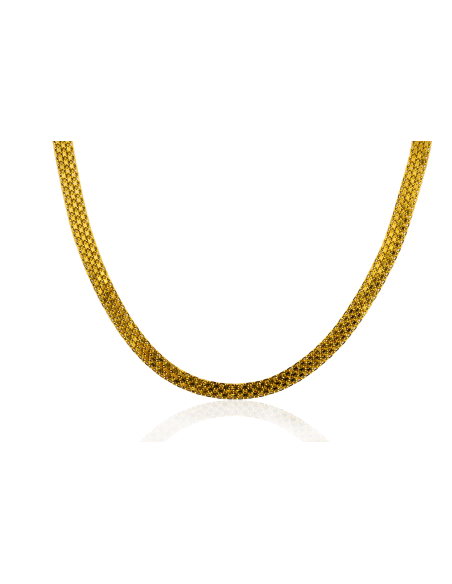 Cadena eslabón bismark 45cm oro 18k - Joyería Orocash