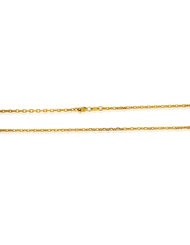 Cadena eslabón forzada 61cm oro 18k - Joyería Orocash