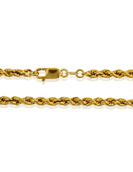 Cadena cordón mediano 66cm oro 18k - Joyería Orocash