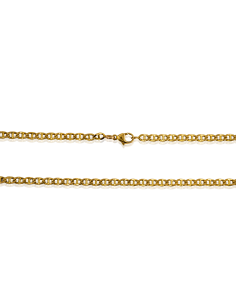 Cadena eslabón ancla forzada 52cm oro 18k - Joyería Orocash 2