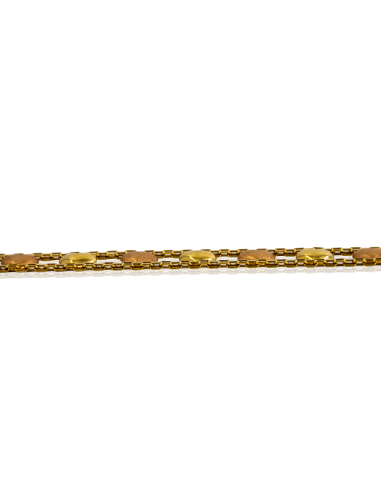 Brazalete corazones oro 18K. Joyería OroCash