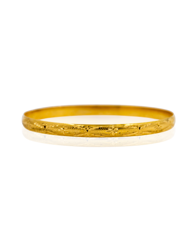 Pulsera aro labrado oro 18k - 7º - Joyería OroCash