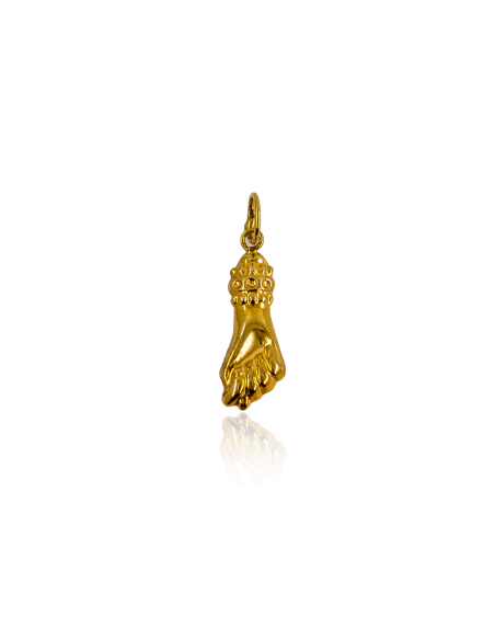Colgante puño 2.2cm oro 18k - Joyería Orocash