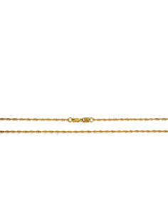 Cadena eslabón singapur 50cm oro 18k - Joyería Orocash 2
