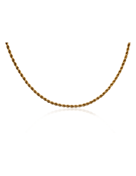 Cadena cordón fino 71cm oro 18k - Joyería Orocash