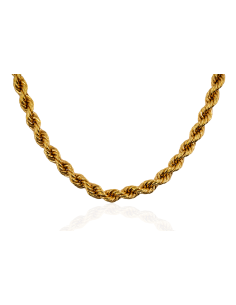 Cadena cordón grueso 51cm oro 18k - Joyería Orocash