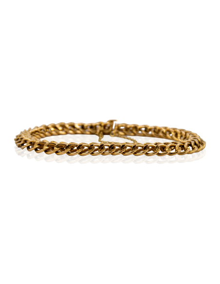 Pulsera princesa calada c. seguridad 20cm oro 18k - Joyería Orocash