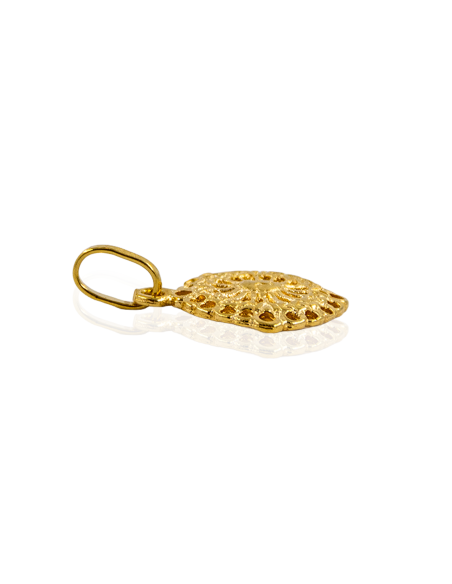 Colgante sol Portocarrero 2cm oro 18k - Joyería Orocash