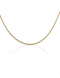 Cadena eslabón ancla forzada 47cm oro 18k - Joyería Orocash