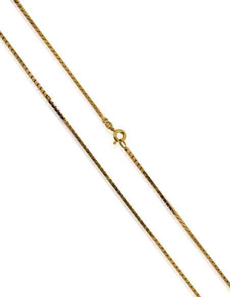 Cadena eslabón veneciana 76cm oro 18k - Joyería Orocash