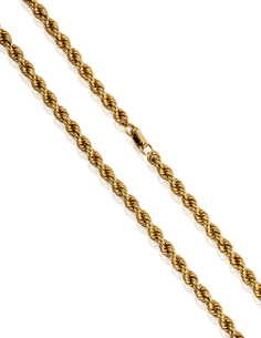 Cadena cordón mediano 50cm oro 18k - Joyería Orocash 2