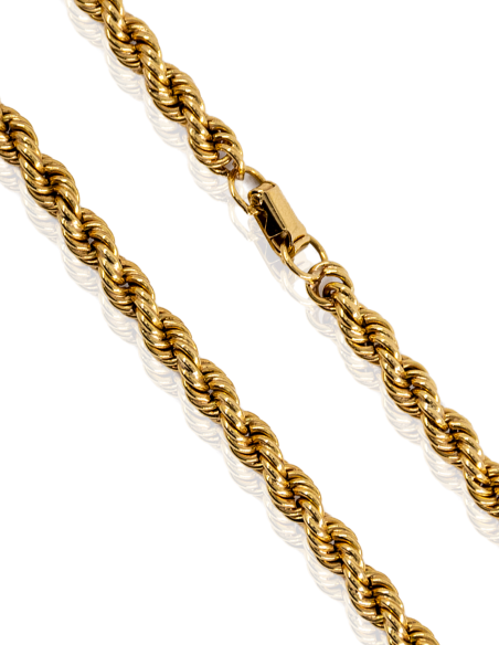 Cadena cordón mediano 50cm oro 18k - Joyería Orocash