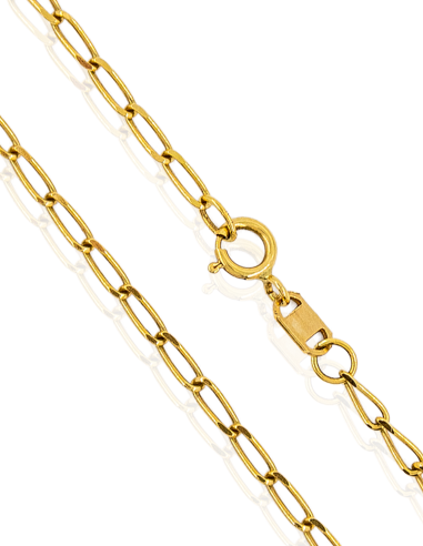 Cadena bilbao 58cm oro 18k - Joyería Orocash