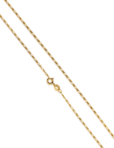 Cadena eslabón 1x1 59cm oro 18k - Joyería Orocash 2