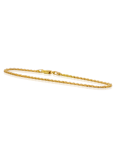 Pulsera eslabón bismark 19cm oro 18k - Joyería Orocash