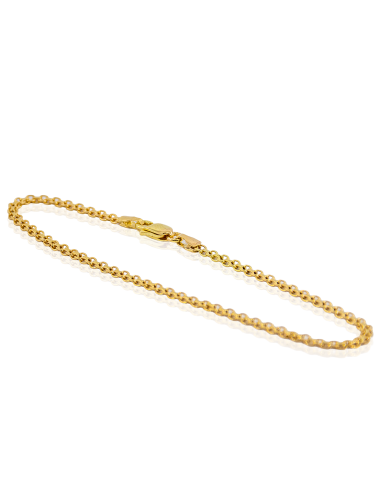 Pulsera eslabón bismark 19cm oro 18k - Joyería Orocash