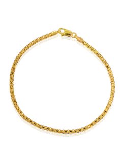 Pulsera eslabón bismark 19cm oro 18k - Joyería Orocash