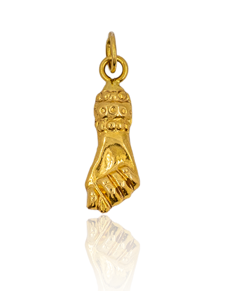 Colgante puño 2.2cm oro 18k - Joyería Orocash