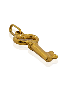 Colgante llave 3.2cm oro 18k - Joyería Orocash 2
