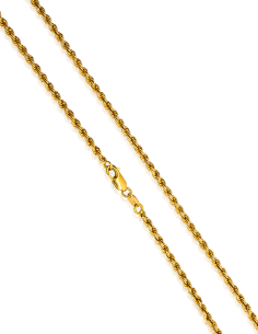 Cadena cordón fino 50cm oro 18k - Joyería Orocash 2