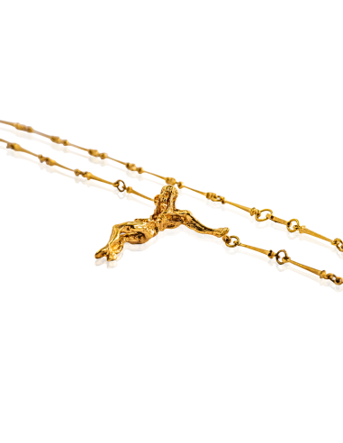 Cadena cristo Dalí 60cm oro 18k - Joyería Orocash