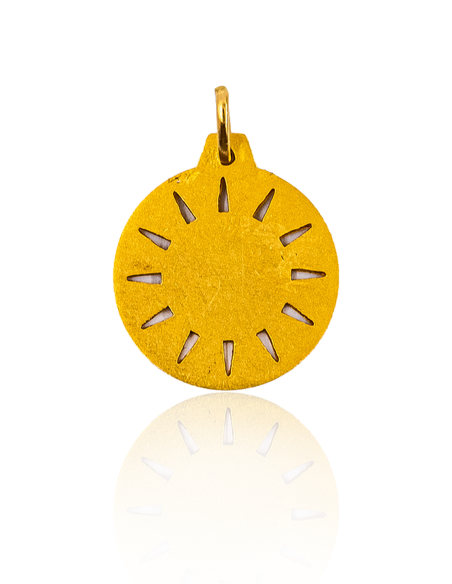 Colgante horóscopo Escorpio oro 18k - 1,6cm - Joyería Orocash