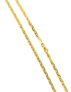 Cadena eslabón ancla 50cm oro 18k - Joyería Orocash 2