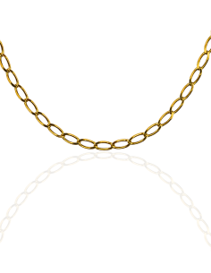 Cadena eslabón bilbao 45cm oro 18k - Joyería Orocash