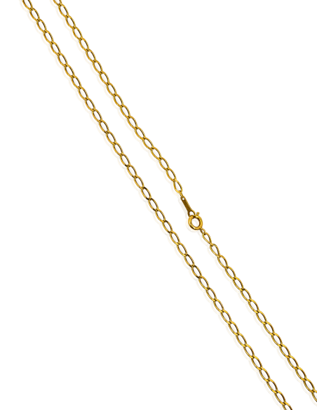 Cadena eslabón bilbao 45cm oro 18k - Joyería Orocash