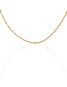 Cadena eslabón singapur 53cm oro 18k