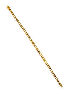 Pulsera eslabón 3x1 19cm oro 18k - Joyería Orocash 2