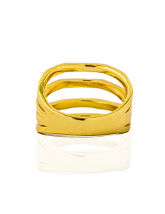 Anillo cuatro aros plata de Ley | Joyería Orocash