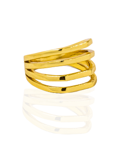 Anillo cuatro aros plata de Ley | Joyería Orocash