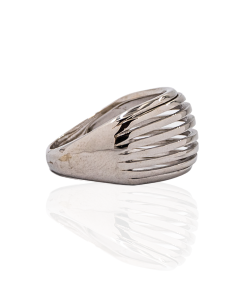 Anillo 8 bandas plata 925 rodio - T.16 2