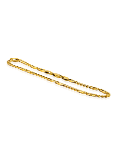 Pulsera eslabón 5x2 20cm oro 18k 2