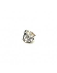 Anillo plata ancho red 2
