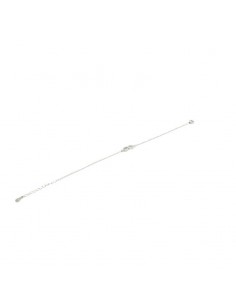 Pulsera plata infinito circonitas 2