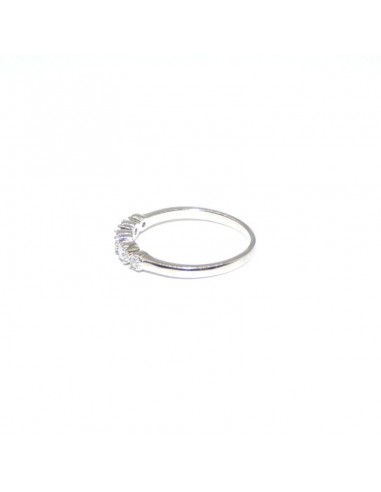 Anillo quinteto circonitas plata